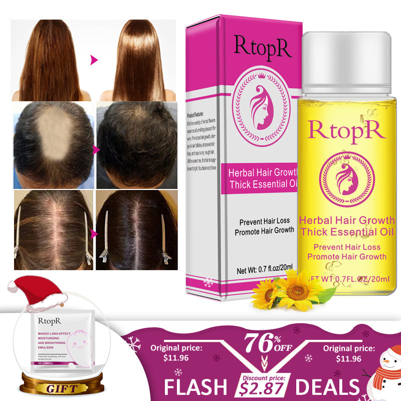 Fast Powerful Hair Growth Products Essential Oil Liquid Treatment Preventing Hair Loss Hair Care 20ml