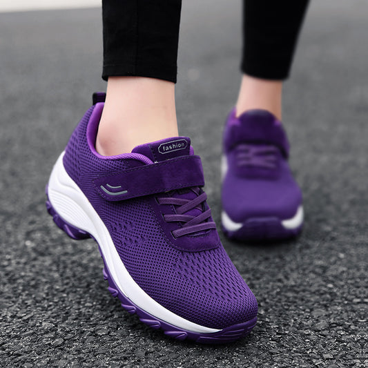 Running Shoes, Outdoor Key-step Sports Shoes, Thick-soled Height-increasing Shoes