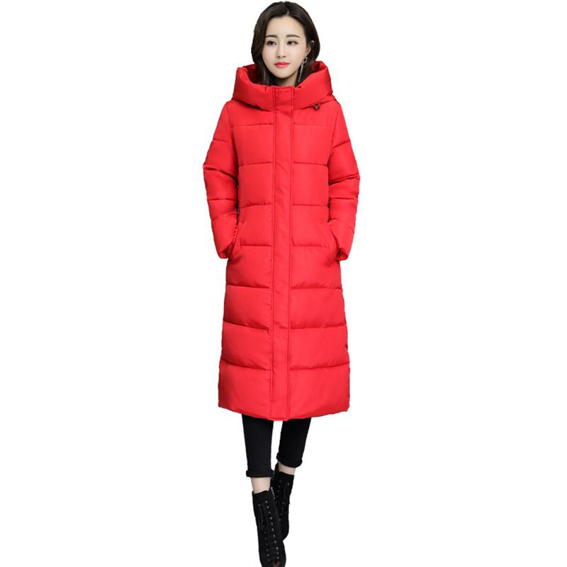 Women's Mid-length Down Coat Plus Size Thickened