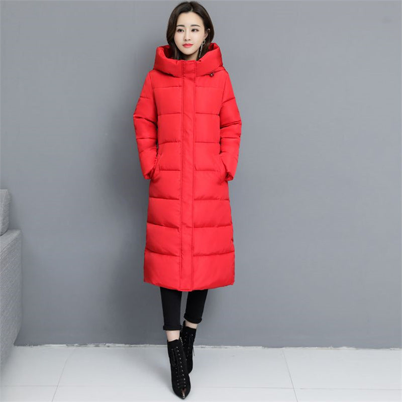 Women's Mid-length Down Coat Plus Size Thickened