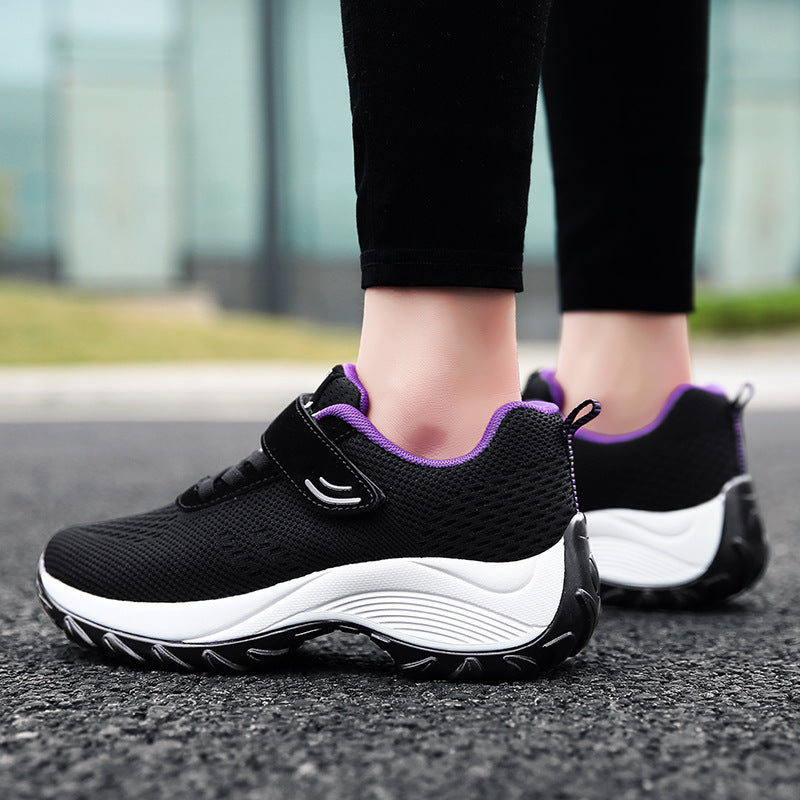 Running Shoes, Outdoor Key-step Sports Shoes, Thick-soled Height-increasing Shoes